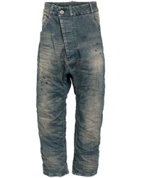 Boris Bidjan Saberi - Asymmetrische Jeans Met Verlaagd Kruis - Lyst