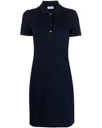 light mint green bridesmaid dresses Off The Court Polo Dress, C Logo Bright White / L