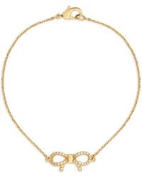 Ferragamo - Bracelet Serti De Cristaux À Nœud Vara - Lyst