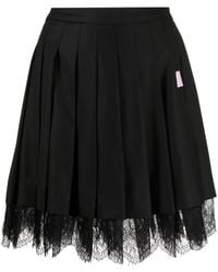Natasha Zinko - フローラルレース プリーツスカート - Lyst