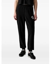 KARL LAGERFELD - Logo-Print Track Pants - Lyst