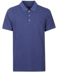 Fay - Buttoned Polo Shirt - Lyst