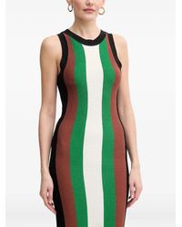 Silvian Heach - Vestido a rayas con flecos - Lyst