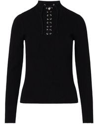 Liu Jo - Sweater With Strings - Lyst