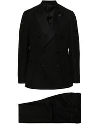 Lardini - Double-Breasted Wool-Blend Suit - Lyst