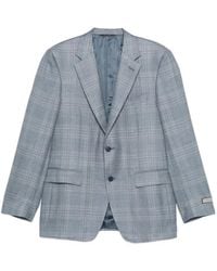 Canali - Logo-Label Blazer - Lyst