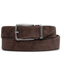 Paul & Shark - Suede Buckle-Fastening Belt - Lyst