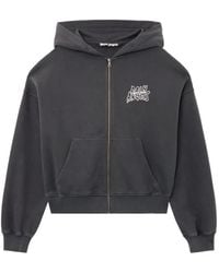 Palm Angels - Palm Leaf Loose Zip Hoodie - Lyst