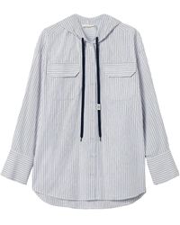Twinset - Striped Poplin Shirt - Lyst