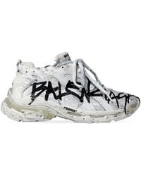 Balenciaga - Runner Graffiti Sneakers - Lyst