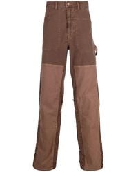 DIESEL - D-Franky Patchwork Straight-Leg Jeans - Lyst