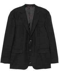 Canali - Single-Breasted Notched-Lapels Blazer - Lyst