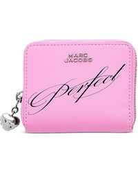 Marc Jacobs - Logo Charm Leather Wallet - Lyst