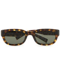 Saint Laurent - Rectangle-Frame Sunglasses - Lyst