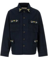 BAZISZT - Chaqueta Pine Con Bordado Floral - Lyst