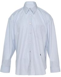 WOOYOUNGMI - Chemise À Rayures Verticales Et À Poche Poitrine - Lyst