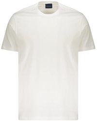 Paul & Shark - Logo-Embroidered Crew-Neck T-Shirt - Lyst