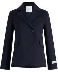 Patou - Belted Wool Blazer - Lyst