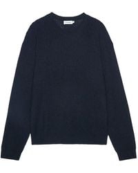 FRAME - Waffle-Knit Crew-Neck Sweater - Lyst