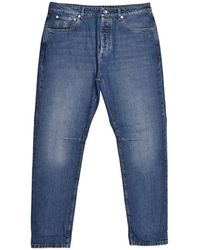 Brunello Cucinelli - Washed Straight-Leg Jeans - Lyst