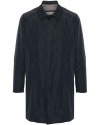 Corneliani - Spread-Collar Buttoned Raincoat - Lyst