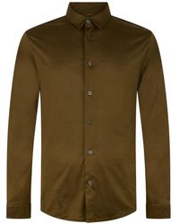 Moorer - Long-Sleeve Button-Up Shirt - Lyst