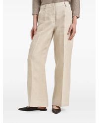 Weekend by Maxmara - Pressed-Crease Wide-Leg Trousers - Lyst