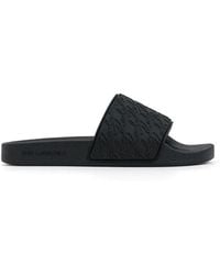 KARL LAGERFELD - Logo-Embossed Slides - Lyst