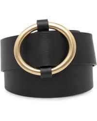 Sessun - Tisao Round-Buckle Leather Belt - Lyst