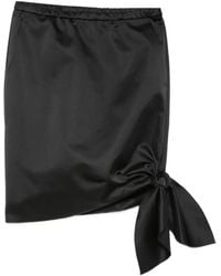 N°21 - Knot-Detail Mini Skirt - Lyst