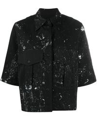 Song For The Mute - Paint-Splatter Short Sleeve Shirt - Lyst