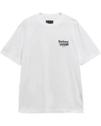 Barbour - T-Shirt À Logo Imprimé - Lyst