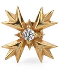 Emanuele Bicocchi - Crest Crystal-Embellished Earring - Lyst