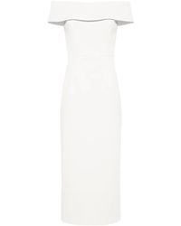 Rebecca Vallance - Amore Off-Shoulder Midi Dress - Lyst