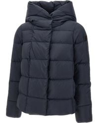 Peuterey - Gesteppte Jacke mit gewickelter Kapuze - Lyst