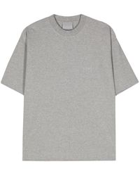 VTMNTS - Katoenen T-shirt Met Geborduurd Logo - Lyst