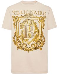 Billionaire - Lion B Frame-Print T-Shirt - Lyst