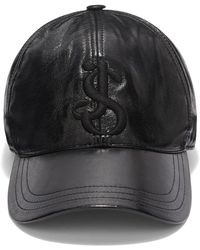 Jil Sander - Logo-embroidered Leather Baseball Hat - Lyst