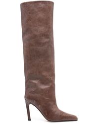 Paris Texas - Jude Leather Heel Boots - Lyst