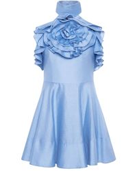 Rebecca Vallance - Pastéque Ruffled Mini Dress - Lyst