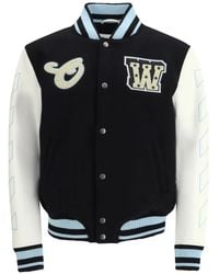 Off-White c/o Virgil Abloh - Varsity Star Logo Jacket - Lyst