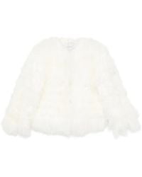 ERMANNO FIRENZE - Manteau En Fourrure Artificielle - Lyst