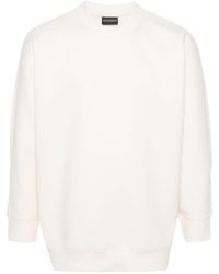 Emporio Armani - Sweater Met Geborduurd Logo - Lyst
