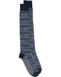Missoni - Kniestrümpfe mit Zickzackmuster - Lyst