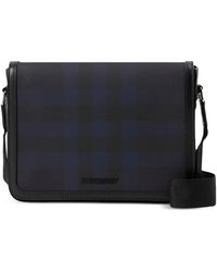 Burberry - Alfred Check-Print Messenger Bag - Lyst