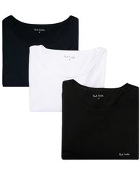 Paul Smith - T-Shirt aus Bio-Baumwolle mit Print - Lyst