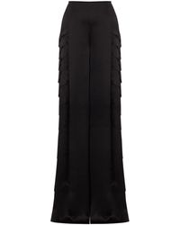 Alberta Ferretti - Pantaloni Con Design A Strati - Lyst