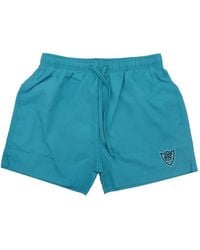 HTC - Logo-Patch Drawstring Swim Shorts - Lyst