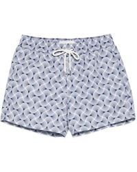 Frescobol Carioca - Rio Wave-Print Swim Shorts - Lyst