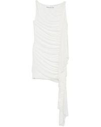 Alexander Wang - Ruched Draped-Detail Mini Dress - Lyst